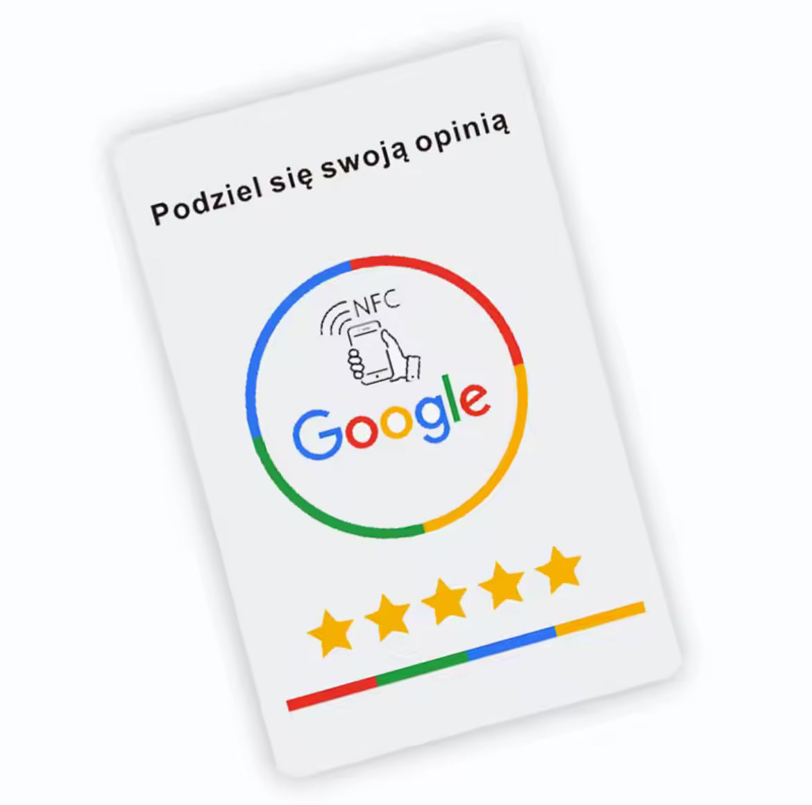 Tarjeta NFC para reseñas