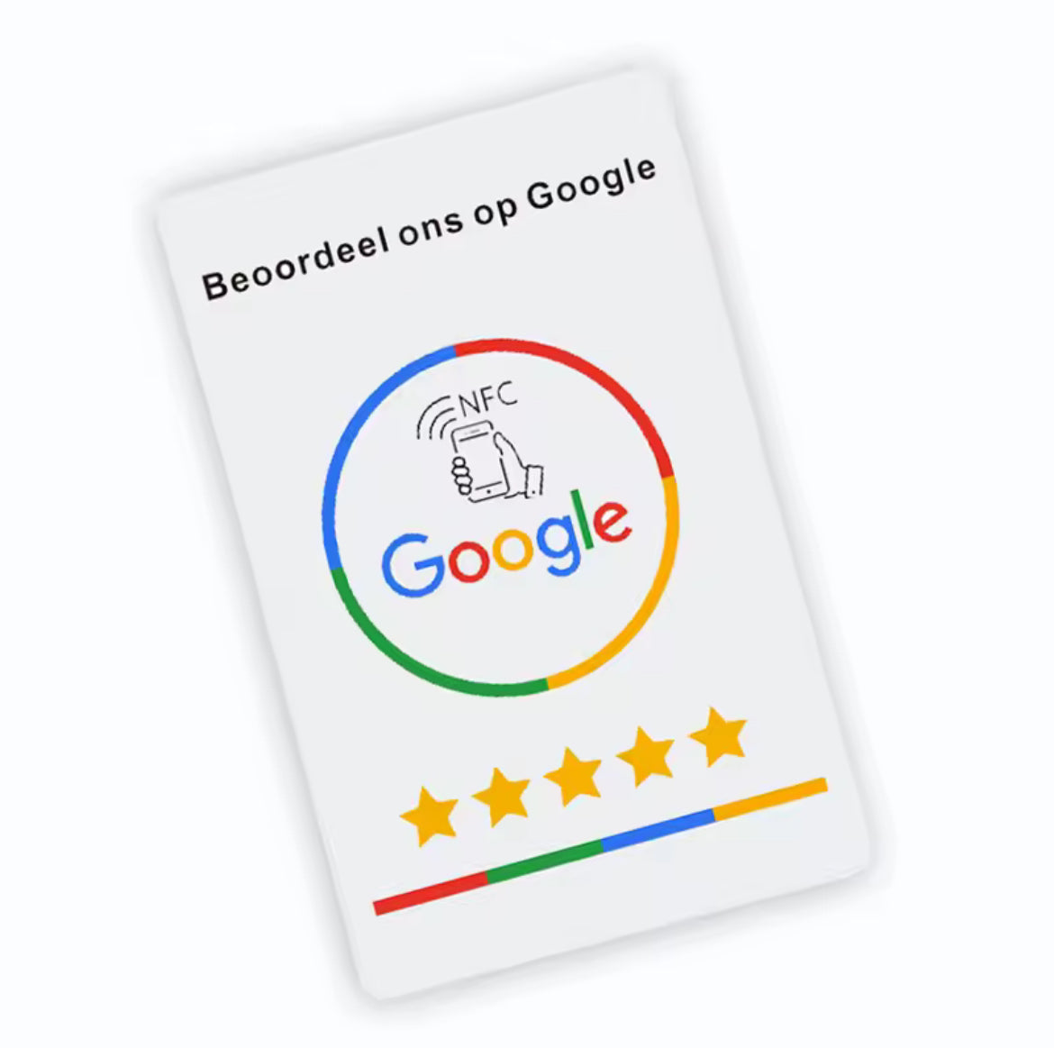 Tarjeta NFC para reseñas